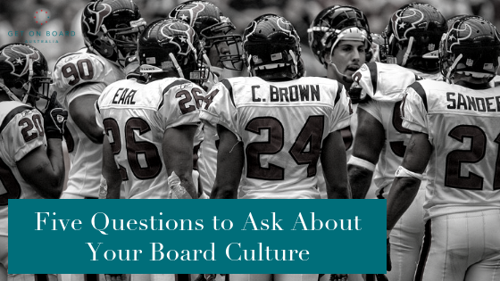 Culture in the Boardroom